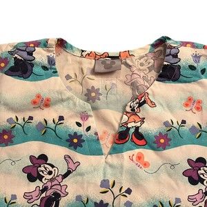 Barco Minnie Mouse Scrub Top Size Small